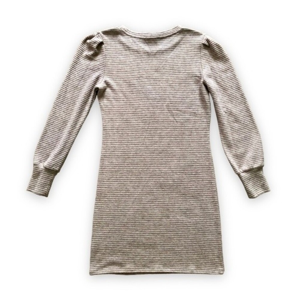 BB Dakota Steve Madden Knit The Scene Long Sleeve Sweater Dress Oatmeal Medium - Picture 5 of 8